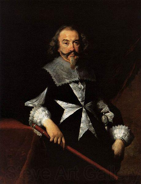 Bernardo Strozzi Portrait of a Maltese Knight Norge oil painting art